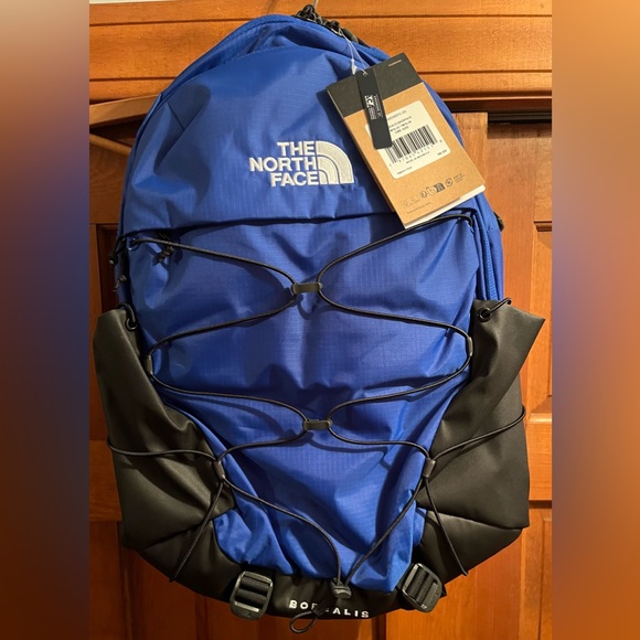 The North Face Rugged Borealis backpack in Blue and Black - Picture 1 of 12